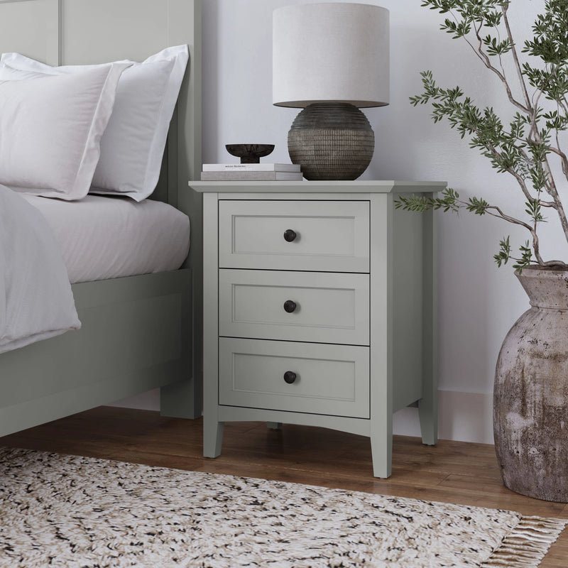 Grace Three Drawer Nightstand