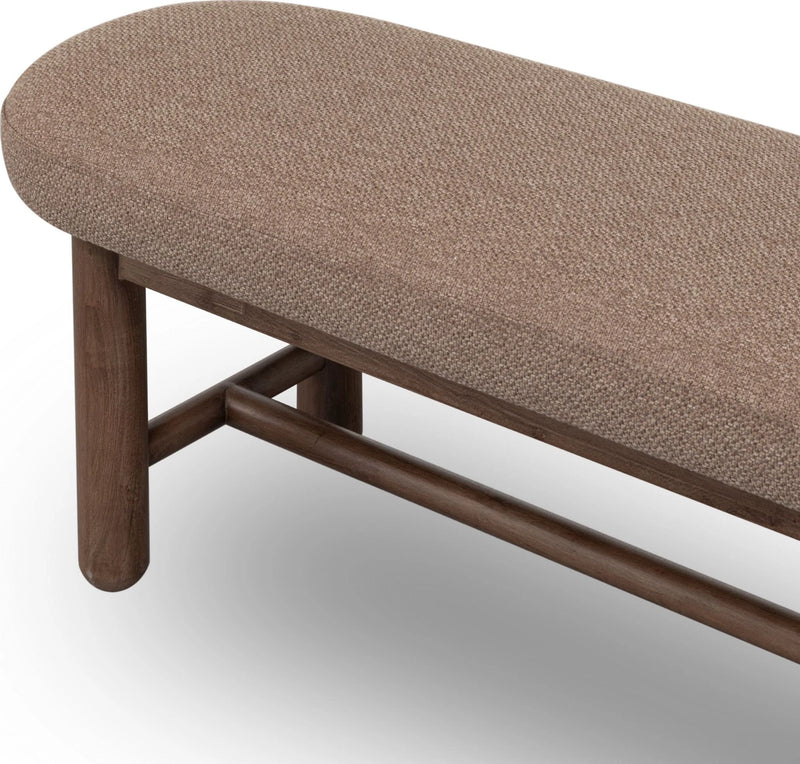 Astor Oval Upholstered Bench