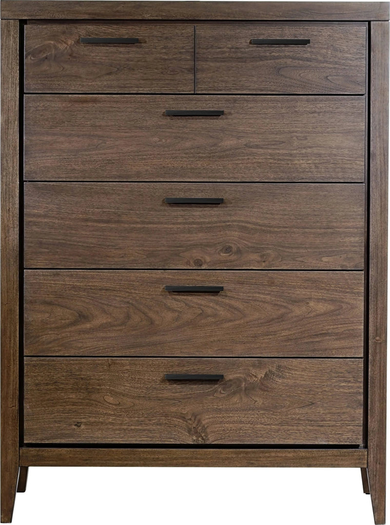 Boracay Five Drawer Walnut Chest