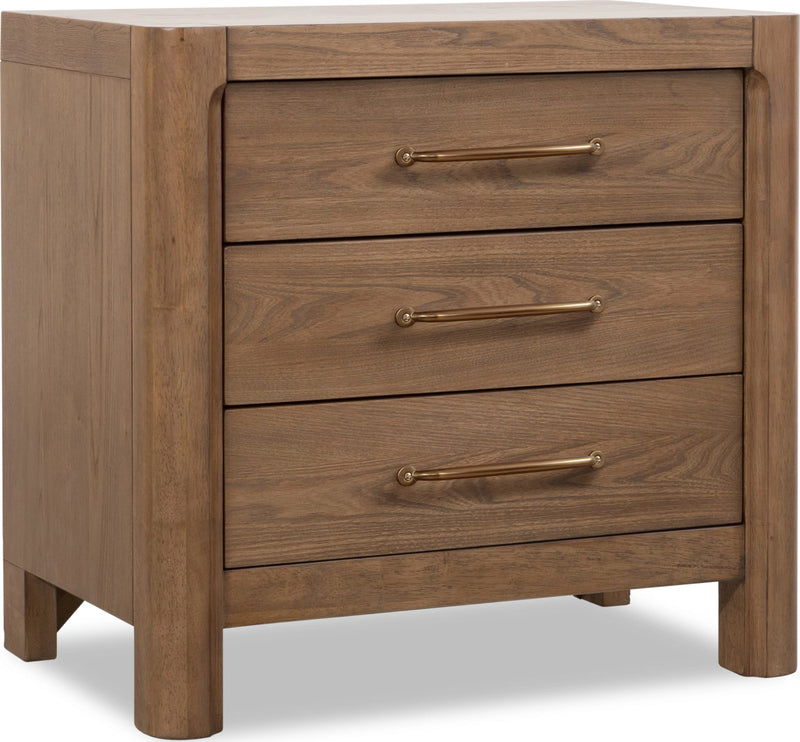 Morris Three Drawer Nightstand