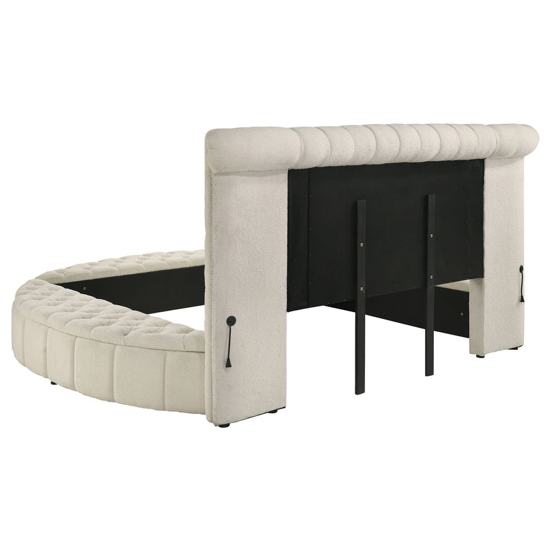 Sonya Panel Floor Storage Bed