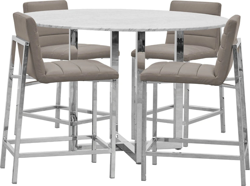 Amalfi Metal Back Counter Stool