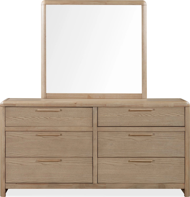 Furano Six Drawer Ash Wood Dresser