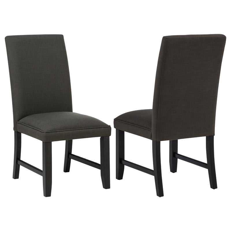 Berning Upholstered Dining Side Chair of 2