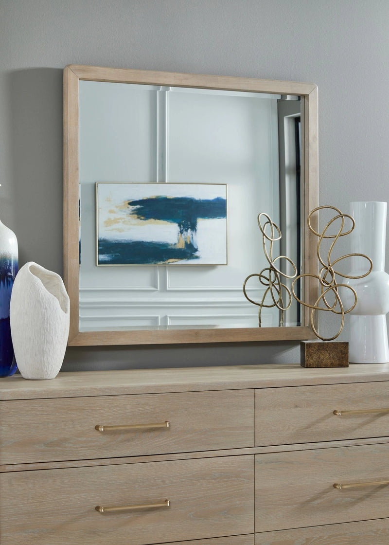 Gardenia Beveled Glass Wall or Dresser Mirror
