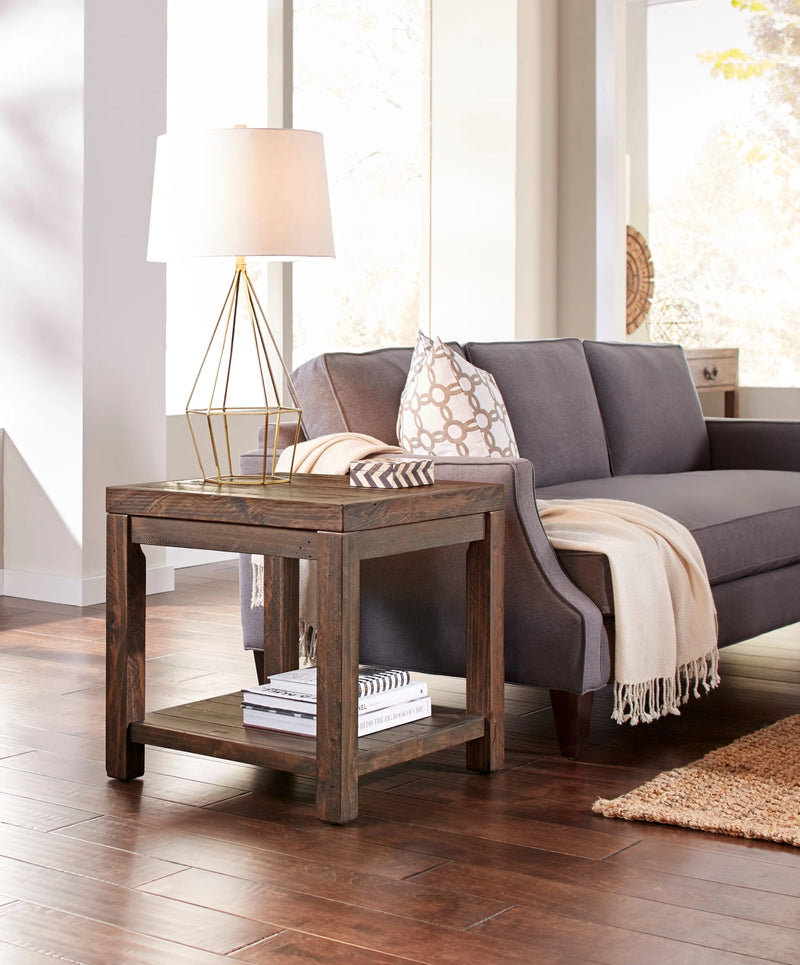 Craster Reclaimed Wood Square Side Table