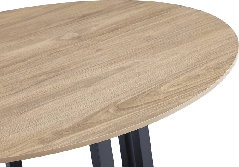 CEO Wood Pattern Round Sintered Stone Dining Table