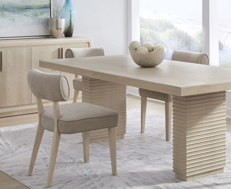 Magnolia Wood Frame Upholstered Dining Chair