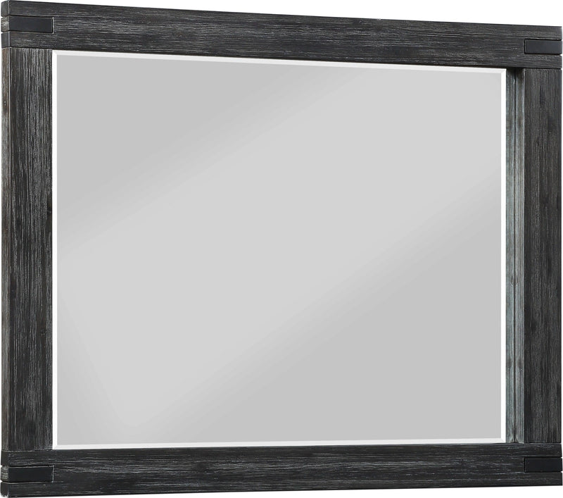 Meadow Solid Wood Beveled Glass Solid Wood Mirror