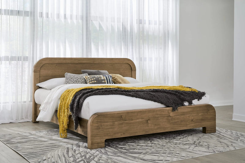Kione Acacia Wood Platform Bed