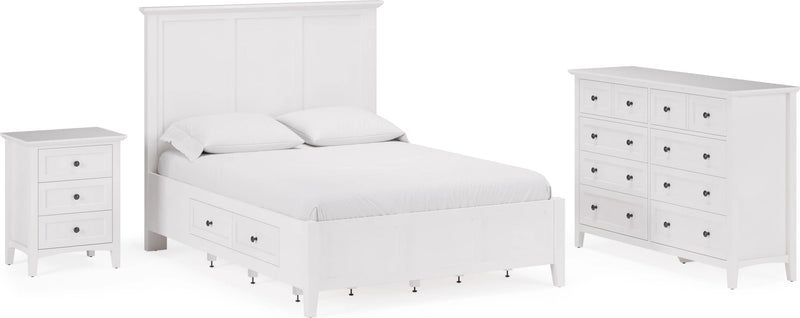 Grace Three Drawer Nightstand