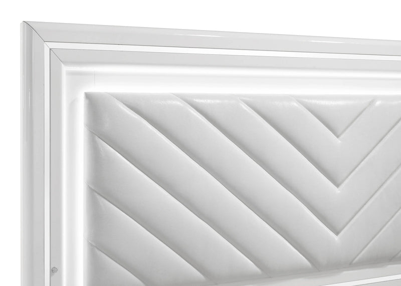 Cassia Panel Bed with LED Lighting