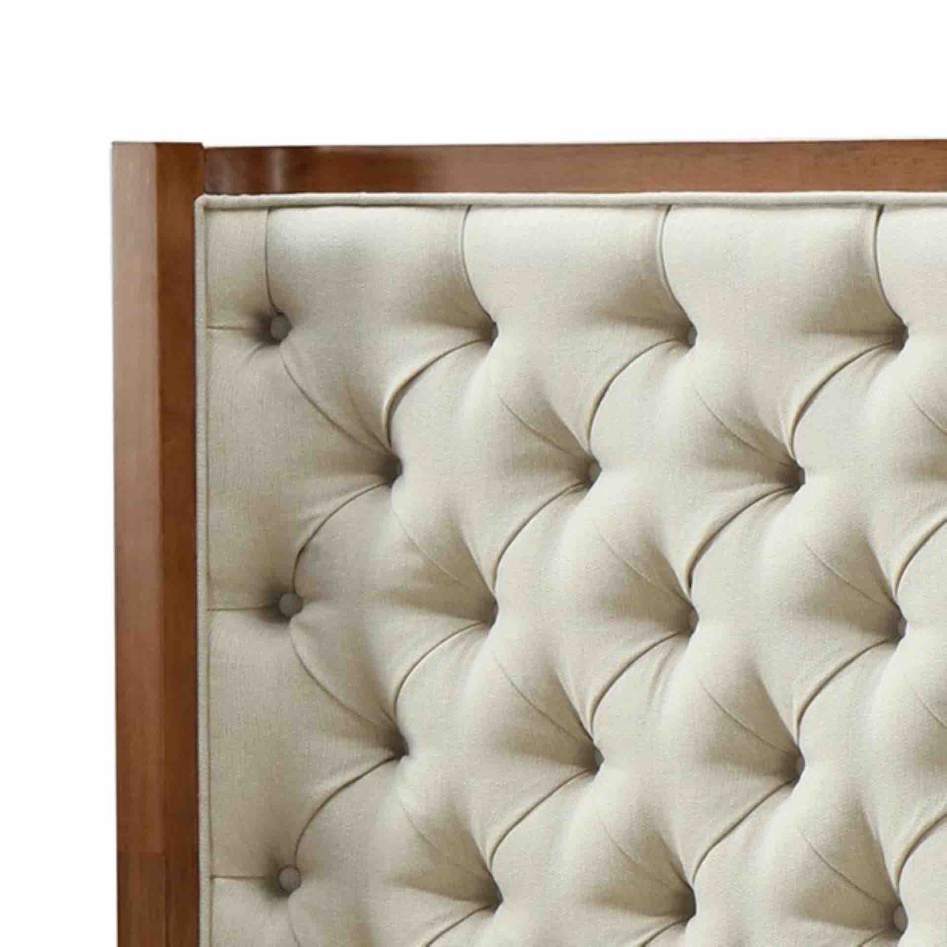 Marshall Fabric Tufted Queen Bed American Furniture