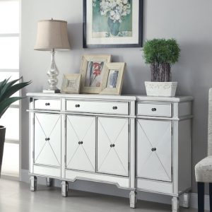 4- Door Clear Mirror Cabinet