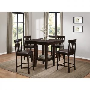 Counter Height 5-Piece Dinette Set Diego
