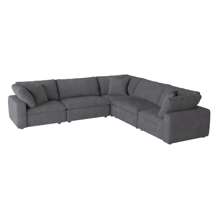 Kensington Grey Back Cushion for Sofa and sectional modular pieces