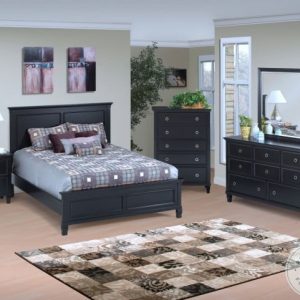 4Pc Queen Bed Set - Tamarack Black