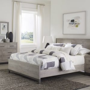 3Pc.  Gray Queen Bedroom Set -Zephyr