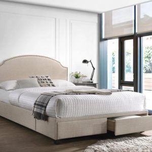 Queen Upholstered Storage Bed - Niland