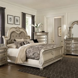 4Pc Queen Bed Set - Cavalier