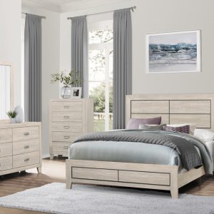 4Pc Queen Bed Set - Quinby