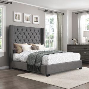 Queen Upholstery Bed- Faustina