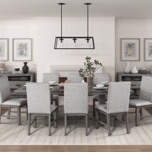 5-Piece Gray Dinette Set - Gresham