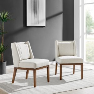 Ethan Fabric Dining Side Chair, Cardiff Cream