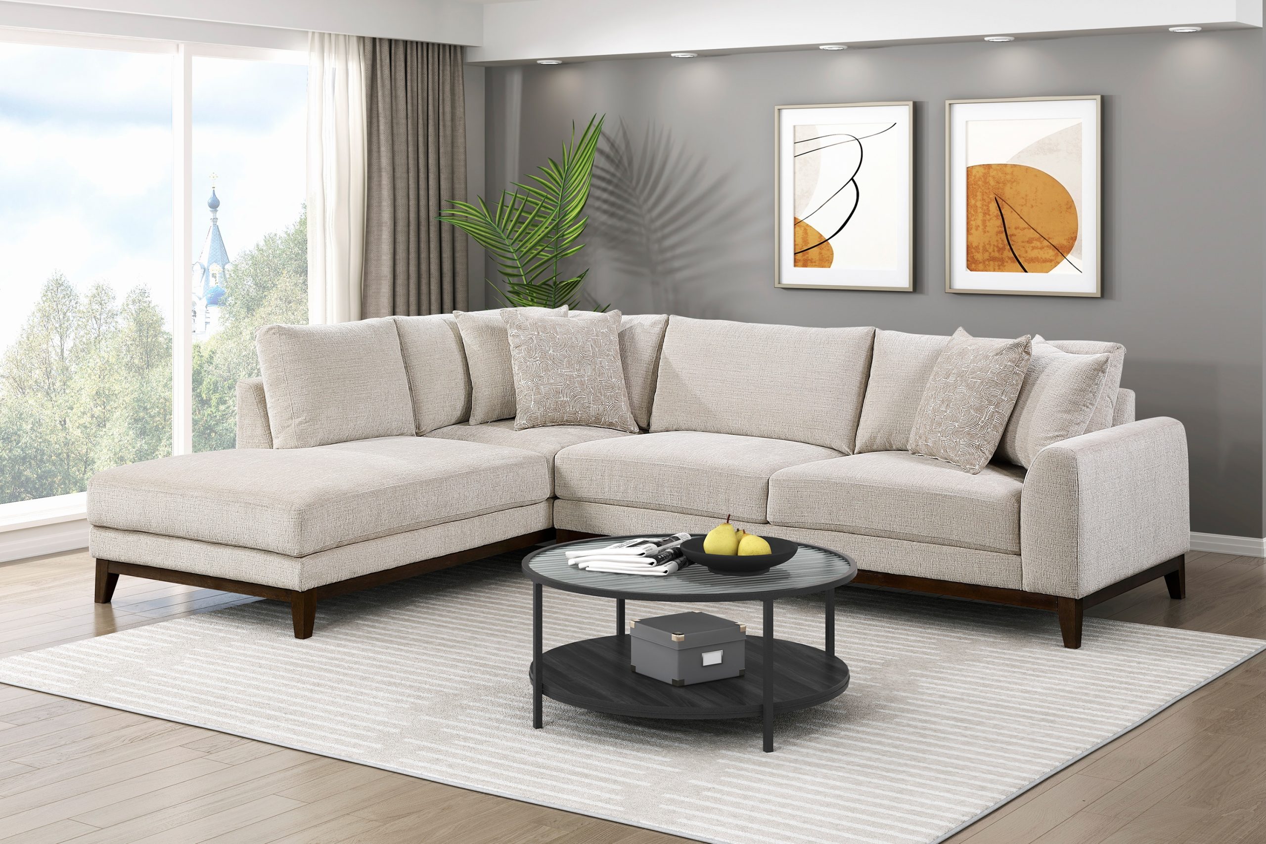 2-Piece Sectional with Left or Right Chaise - Juniper