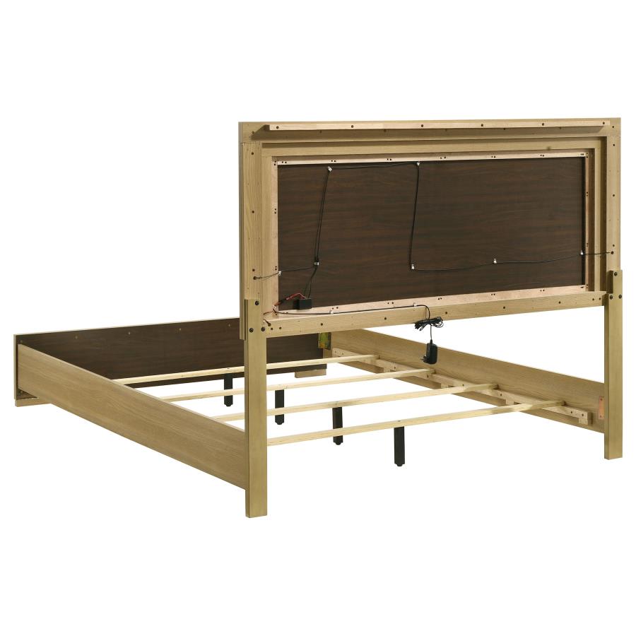 3Pc Queen Bedroom Set Natural- Hyland - Image 3