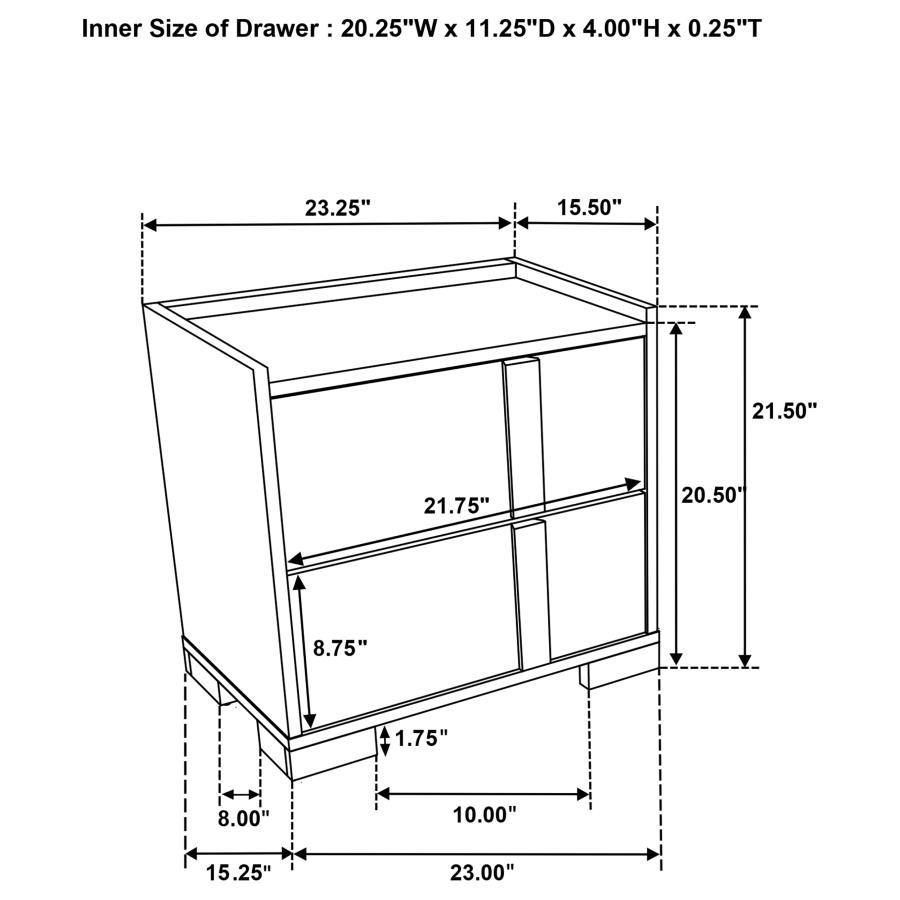 3Pc Queen Bedroom Set Natural- Hyland - Image 8
