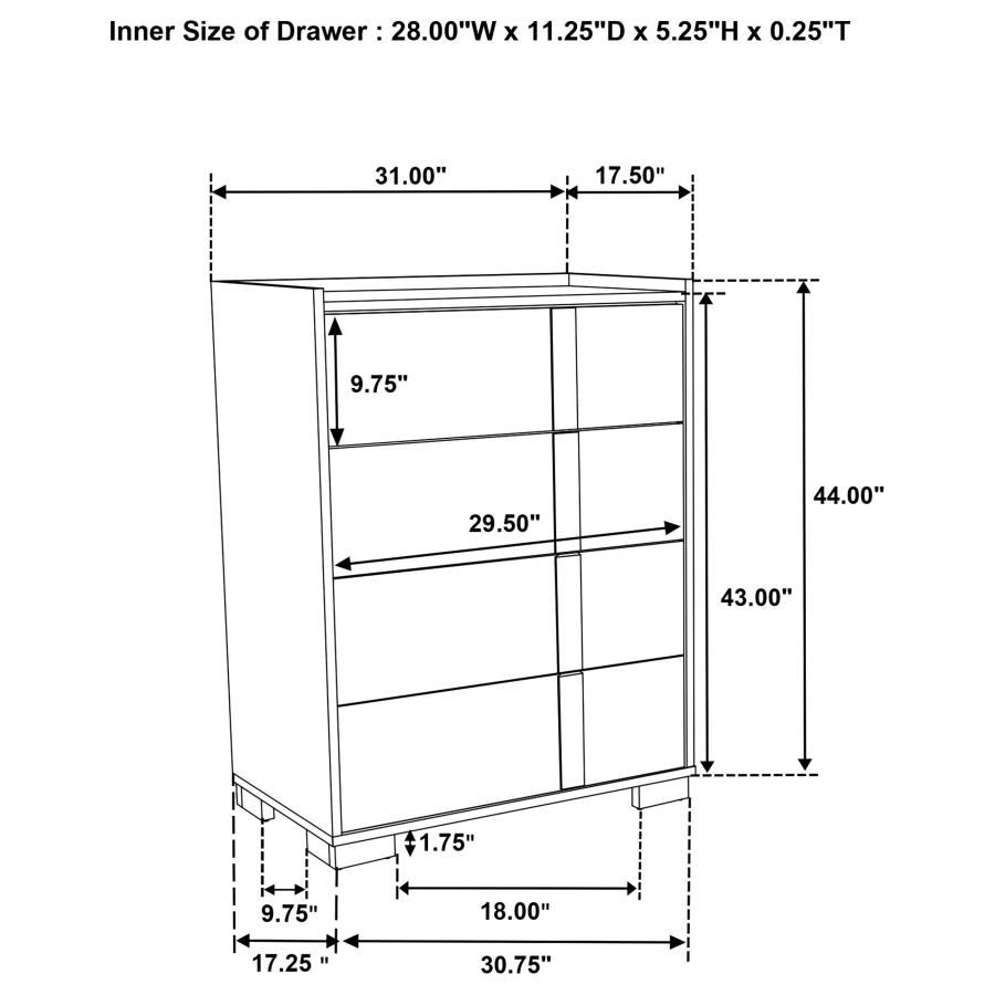 3Pc Queen Bedroom Set Natural- Hyland - Image 10