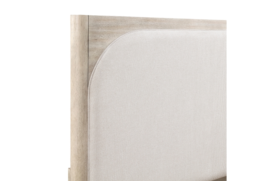 3Pc Oak Light Gray Bedroom Set- Alita - Image 4
