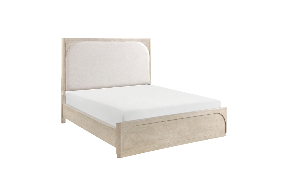3Pc Oak Light Gray Bedroom Set- Alita - Image 5