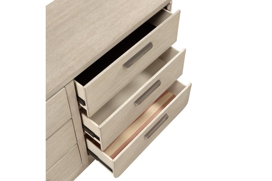 3Pc Oak Light Gray Bedroom Set- Alita - Image 11